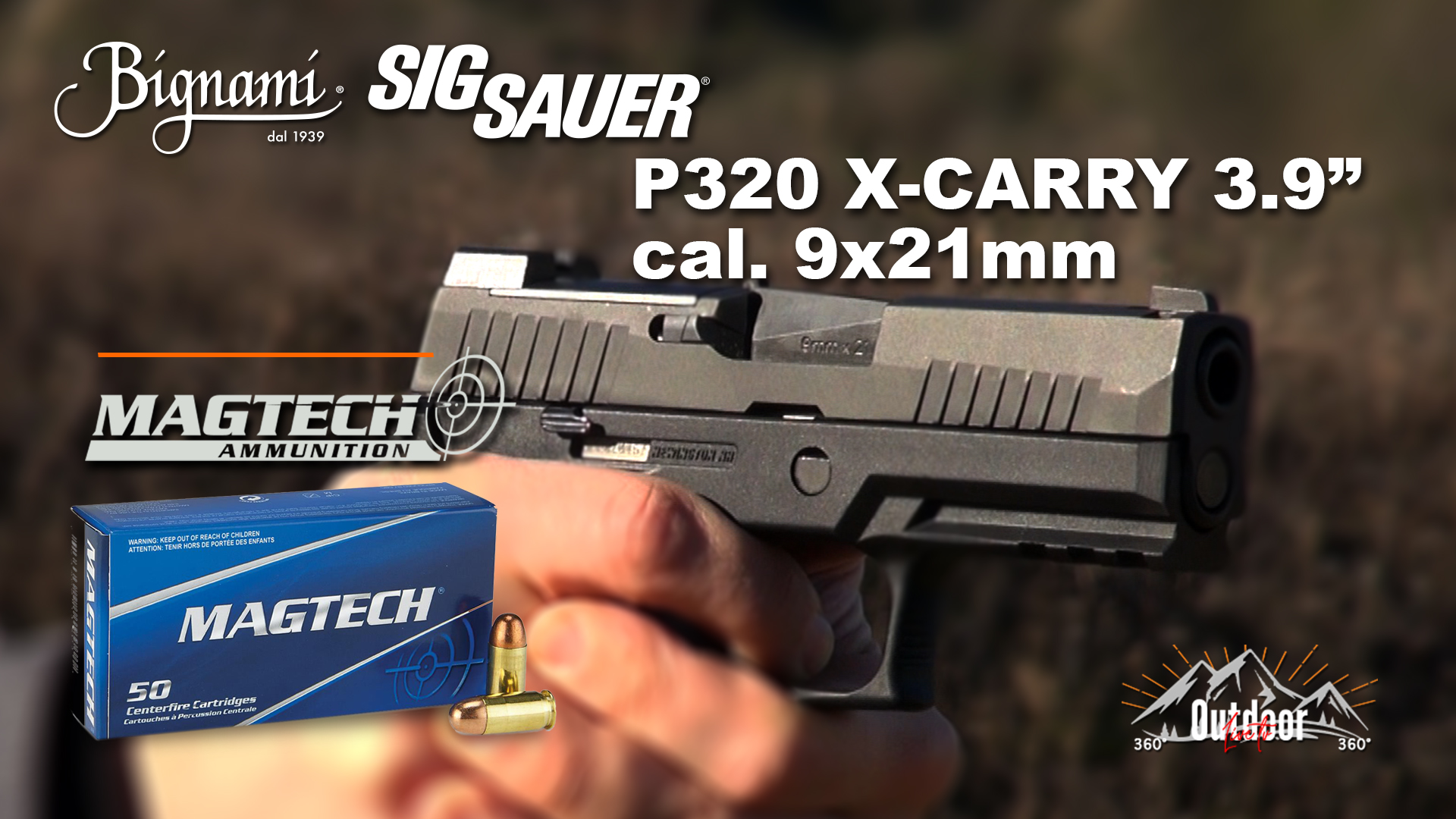 Sig Sauer P320 X Carry 3,9″ cal.9x21mm